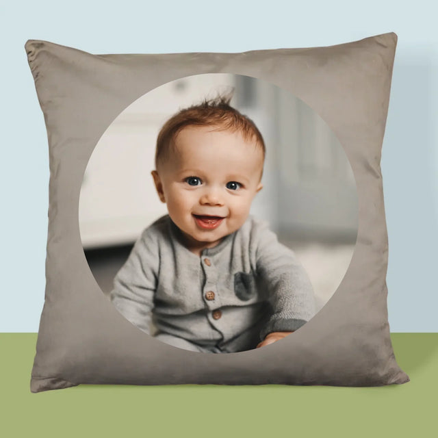 Fotografie Si Semnătură: Fotografie În Cerc - Pernă (Cu Fotografie)