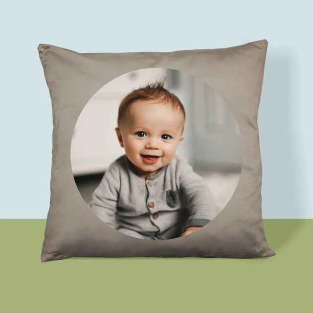 Fotografie Si Semnătură: Fotografie În Cerc - Pernă (Cu Fotografie)