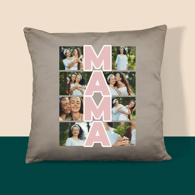 Colaj De Fotografii: Mama Colaj Din Fotografii - Pernă (Cu Fotografie)