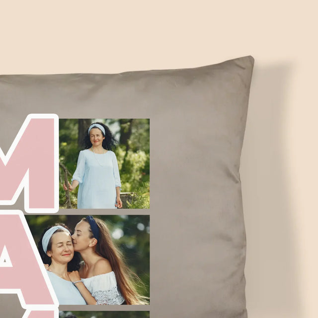 Colaj De Fotografii: Mama Colaj Din Fotografii - Pernă (Cu Fotografie)