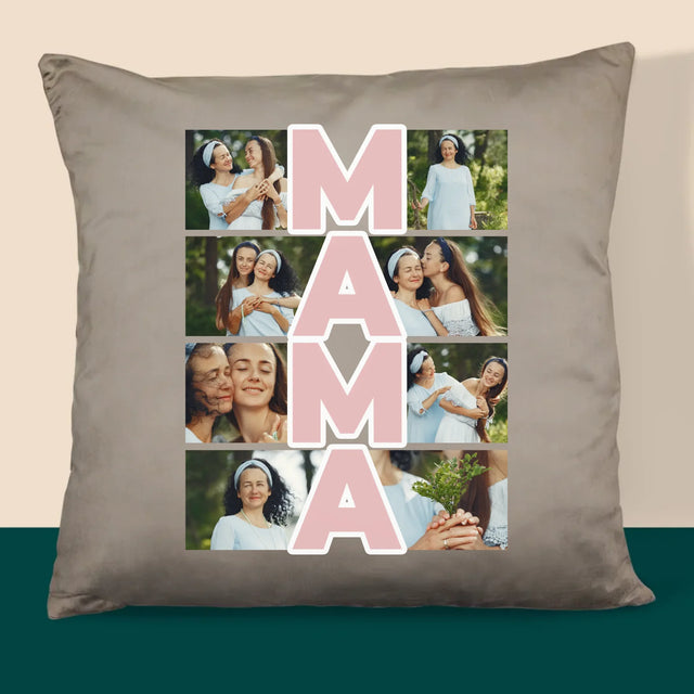 Colaj De Fotografii: Mama Colaj Din Fotografii - Pernă (Cu Fotografie)