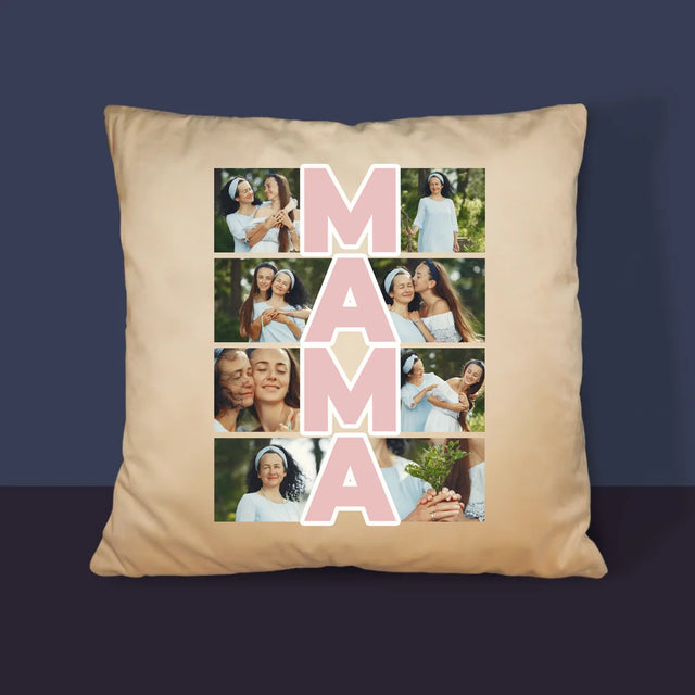 Colaj De Fotografii: Mama Colaj Din Fotografii - Pernă (Cu Fotografie)