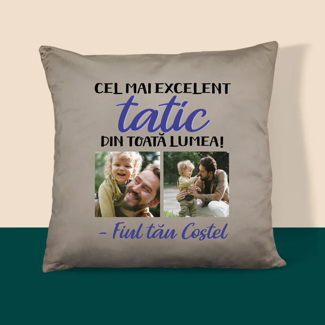 Colaj De Fotografii: Taticul - Pernă (Cu Fotografie)