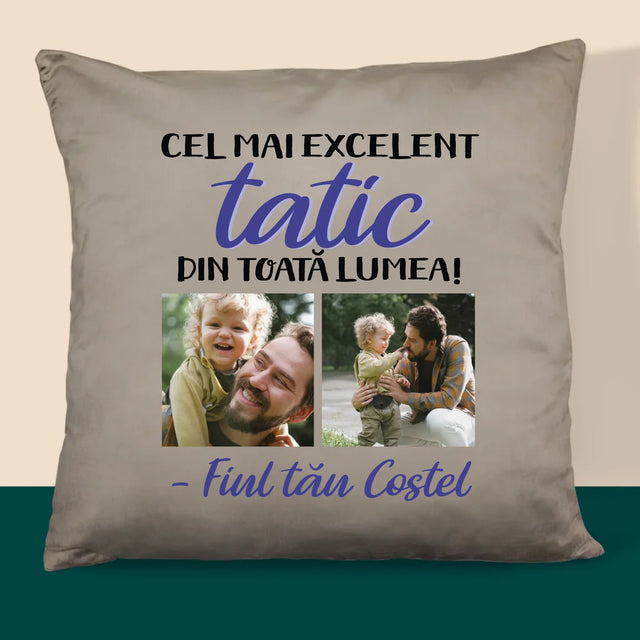 Colaj De Fotografii: Taticul - Pernă (Cu Fotografie)