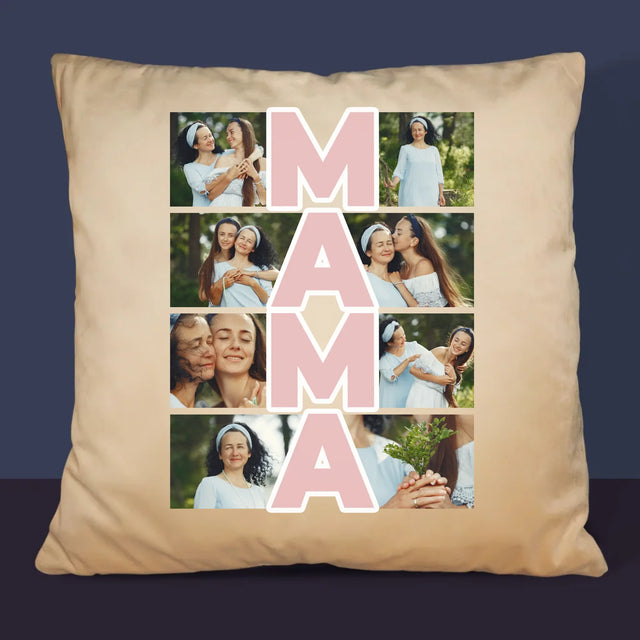 Colaj De Fotografii: Mama Colaj Din Fotografii - Pernă (Cu Fotografie)