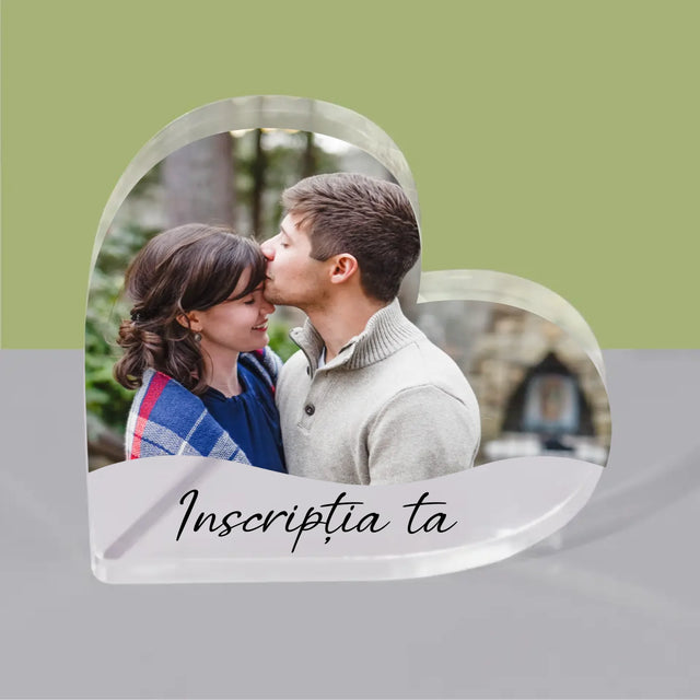 Fotografie Si Semnătură: Fotografia Ta Cu Inscripție - Bloc Acrilic