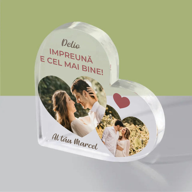 Colaj De Fotografii: Împreună E Cel Mai Bine, Colaj Din Fotografii - Bloc Acrilic