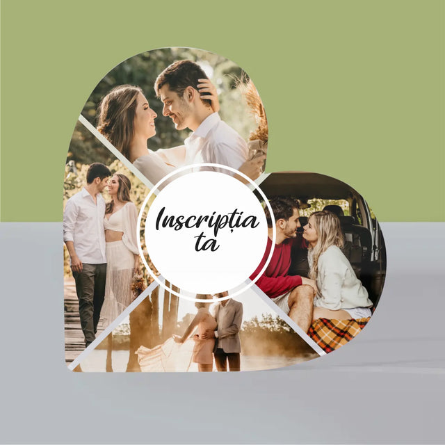 Colaj De Fotografii: 4 Fotografii Cu Inscripție - Bloc Acrilic