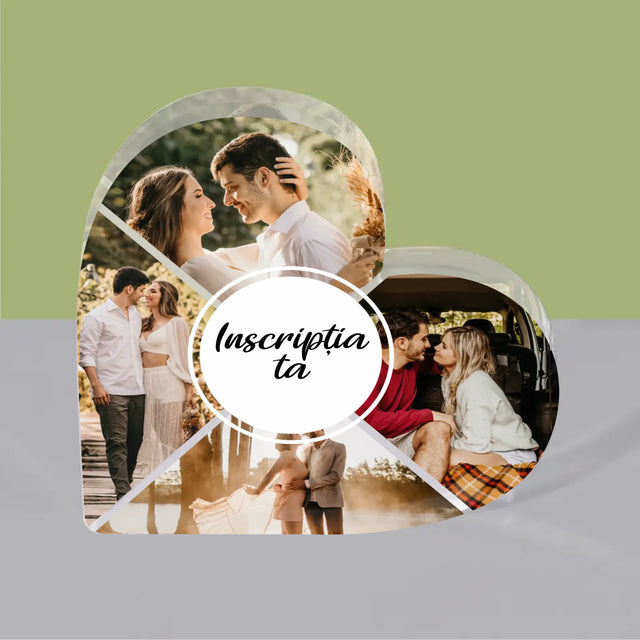 Colaj De Fotografii: 4 Fotografii Cu Inscripție - Bloc Acrilic