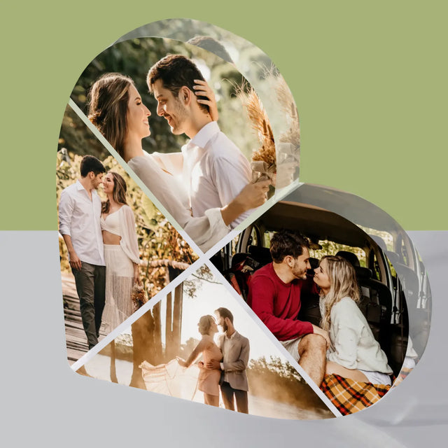 Colaj De Fotografii: 4 Fotografii - Bloc Acrilic