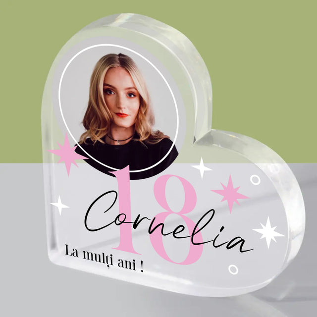 Fotografie Si Semnătură: 18 Stele - Bloc Acrilic