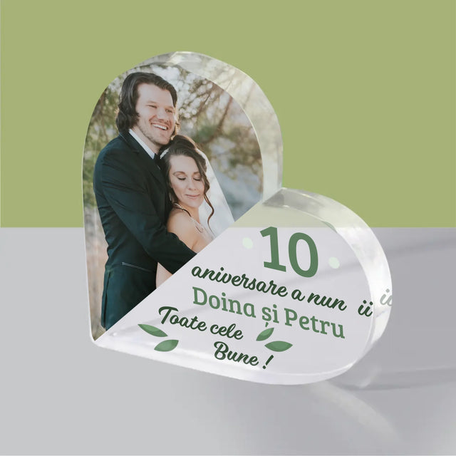 Fotografie Si Semnătură: Aniversarea De Nuntă, Felicitări - Bloc Acrilic