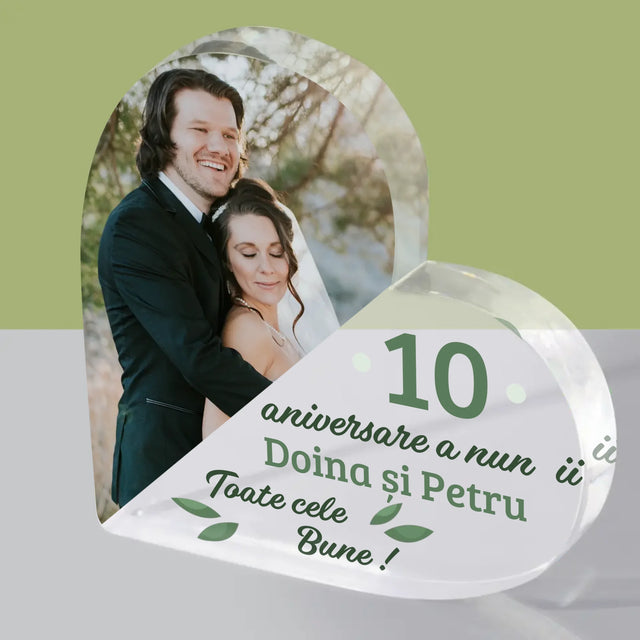 Fotografie Si Semnătură: Aniversarea De Nuntă, Felicitări - Bloc Acrilic