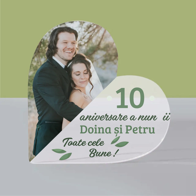 Fotografie Si Semnătură: Aniversarea De Nuntă, Felicitări - Bloc Acrilic