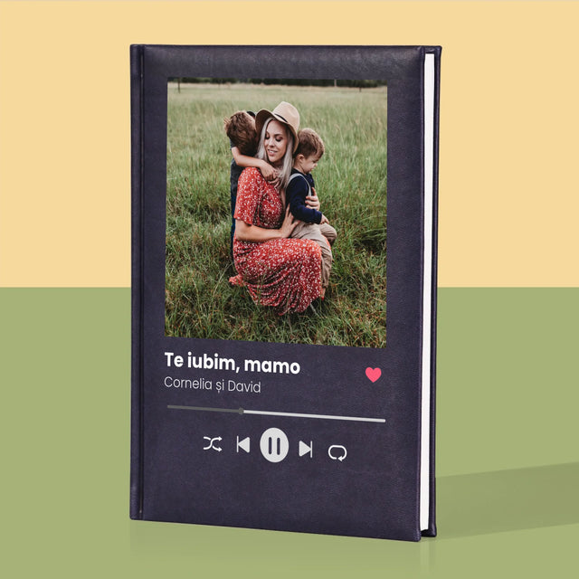Fotografie Si Semnătură: Te Iubim Mamo - Carte Pentru Notițe Cu Fotografie