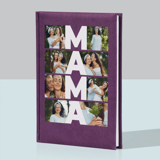 Colaj De Fotografii: Mama Colaj Din Fotografii - Carte Pentru Notițe Cu Fotografie
