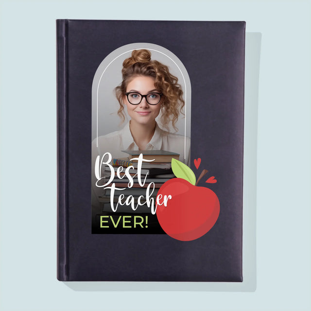 Fotografie Si Semnătură: Cel Mai Bun Învățător Din Lume - Carte Pentru Notițe Cu Fotografie