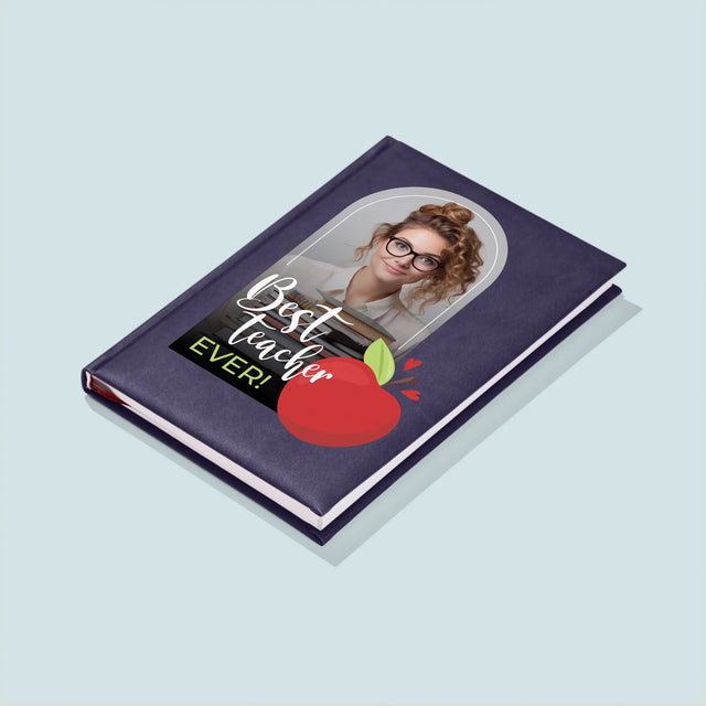 Fotografie Si Semnătură: Cel Mai Bun Învățător Din Lume - Carte Pentru Notițe Cu Fotografie