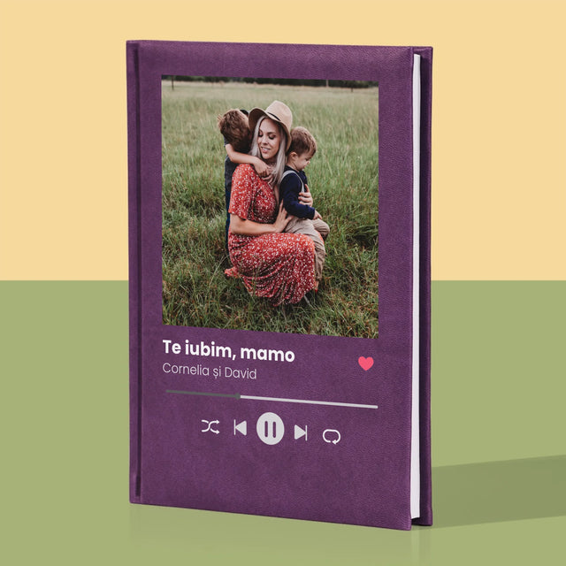 Fotografie Si Semnătură: Te Iubim Mamo - Carte Pentru Notițe Cu Fotografie
