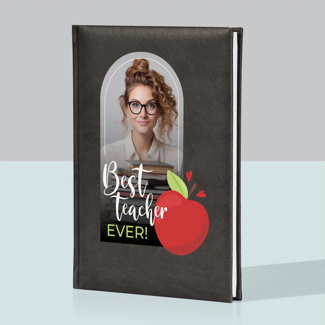 Fotografie Si Semnătură: Cel Mai Bun Învățător Din Lume - Carte Pentru Notițe Cu Fotografie