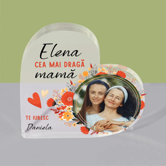 Fotografie Si Semnătură: Ce Mai Dragă Mamă - Bloc Acrilic