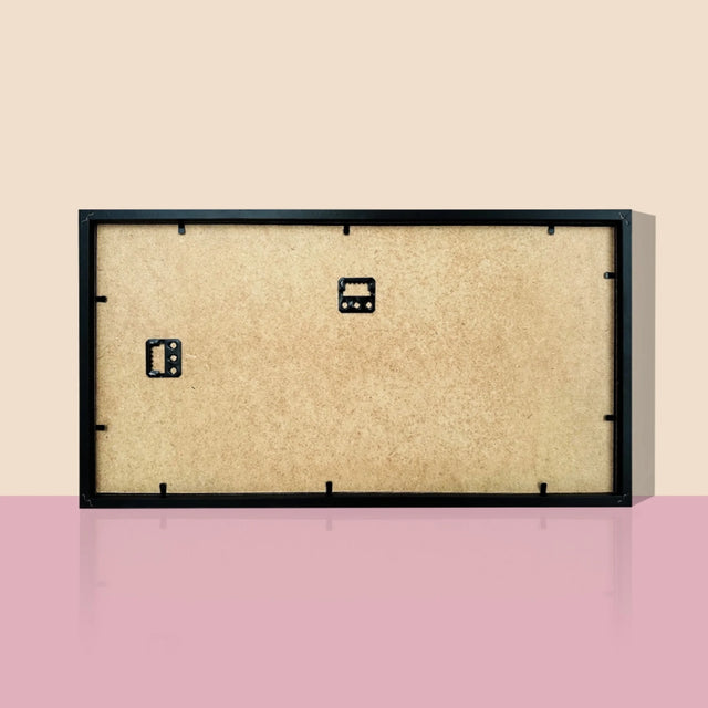 Cuvânt Din Fotografii: 50 Zi De Naștere - Imprimare Cu Ramă 20X40 (Horizontală)