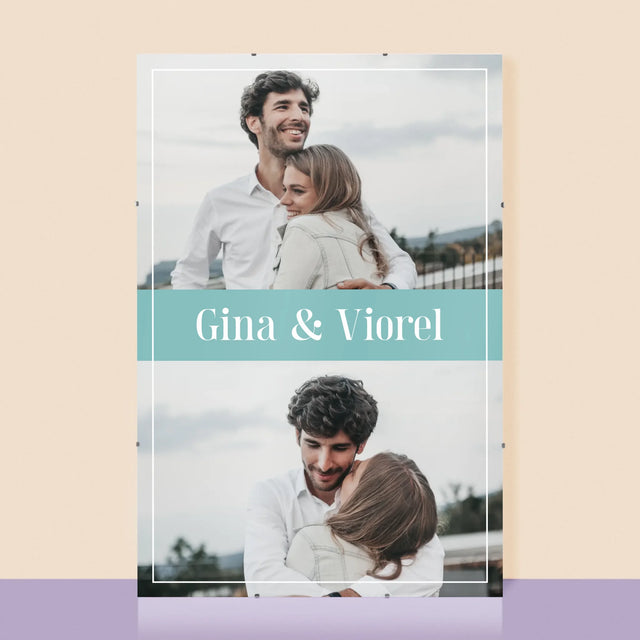 Colaj De Fotografii: Cuplu Nume - Poster