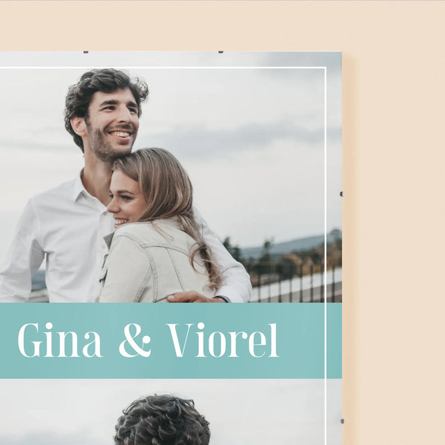 Colaj De Fotografii: Cuplu Nume - Poster