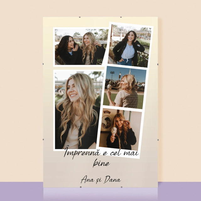 Colaj De Fotografii: Prietene Împreună E Cel Mai Bine - Poster