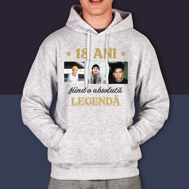 Colaj De Fotografii: 18 Ani Fiind O Legendă - Hanorac Cu Glugă Pentru Bărbați
