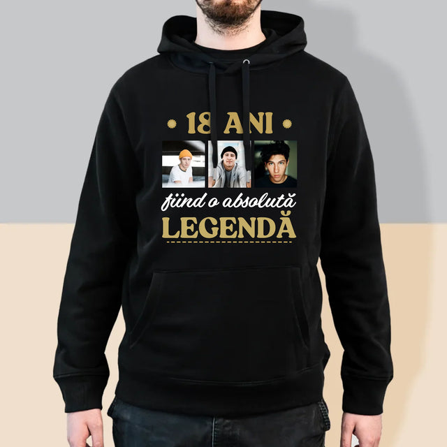 Colaj De Fotografii: 18 Ani Fiind O Legendă - Hanorac Cu Glugă Pentru Bărbați