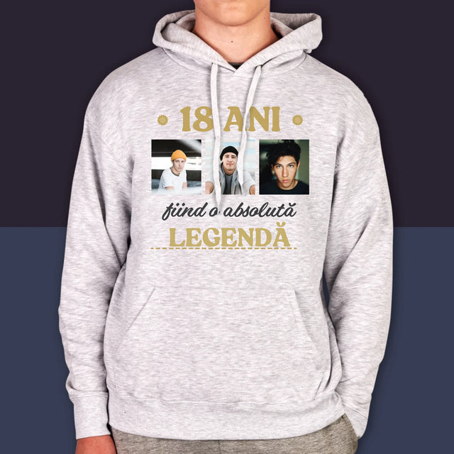 Colaj De Fotografii: 18 Ani Fiind O Legendă - Hanorac Cu Glugă Pentru Bărbați