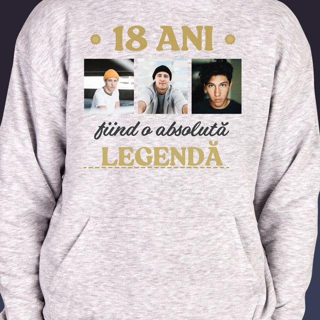 Colaj De Fotografii: 18 Ani Fiind O Legendă - Hanorac Cu Glugă Pentru Bărbați