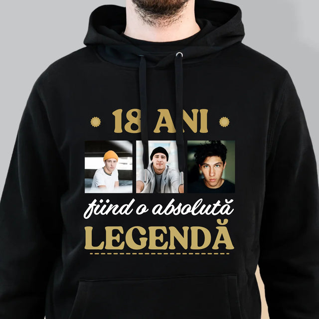 Colaj De Fotografii: 18 Ani Fiind O Legendă - Hanorac Cu Glugă Pentru Bărbați
