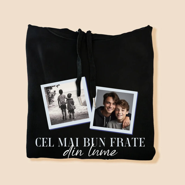 Colaj De Fotografii: Cel Mai Bun Frate Din Lume - Hanorac Cu Glugă Pentru Bărbați