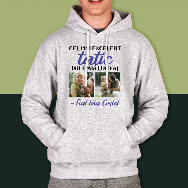 Colaj De Fotografii: Taticul - Hanorac Cu Glugă Pentru Bărbați