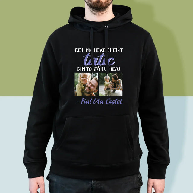 Colaj De Fotografii: Taticul - Hanorac Cu Glugă Pentru Bărbați