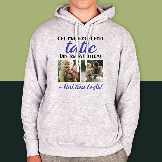 Colaj De Fotografii: Taticul - Hanorac Cu Glugă Pentru Bărbați