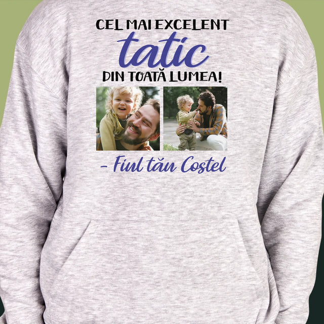 Colaj De Fotografii: Taticul - Hanorac Cu Glugă Pentru Bărbați