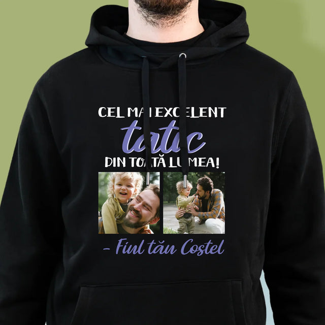 Colaj De Fotografii: Taticul - Hanorac Cu Glugă Pentru Bărbați