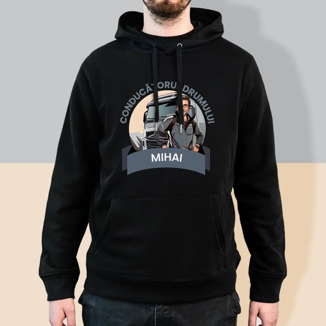 Personajul Tău: Conducătorul Drumului - Hanorac Cu Glugă Pentru Bărbați