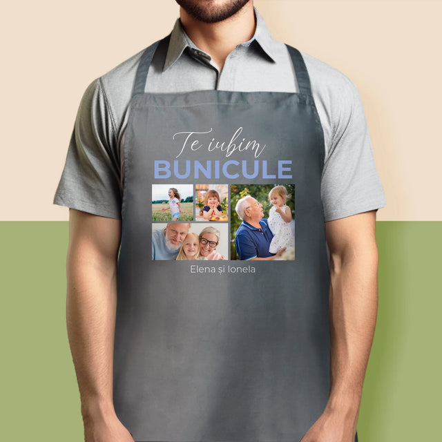Colaj De Fotografii: Te Iubim Bunicule - Șorț