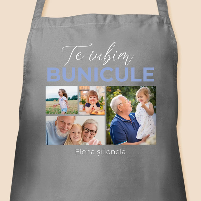 Colaj De Fotografii: Te Iubim Bunicule - Șorț