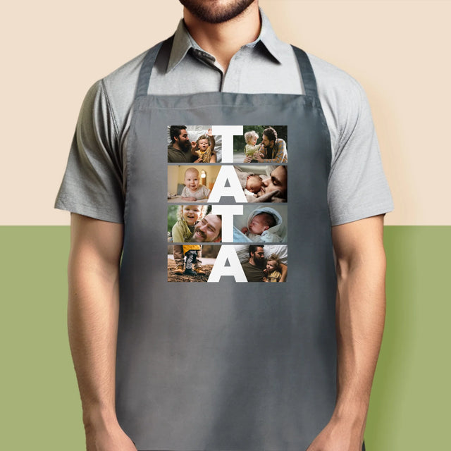 Colaj De Fotografii: Inscripție Tata - Șorț