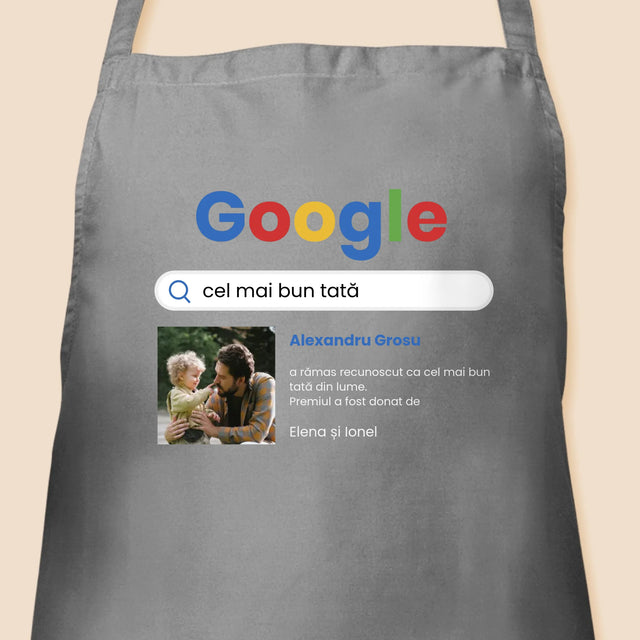 Fotografie Si Semnătură: Cel Mai Bun Tată Rezultat Google - Șorț