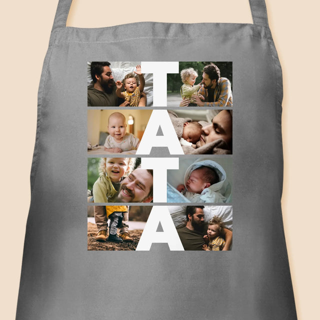 Colaj De Fotografii: Inscripție Tata - Șorț