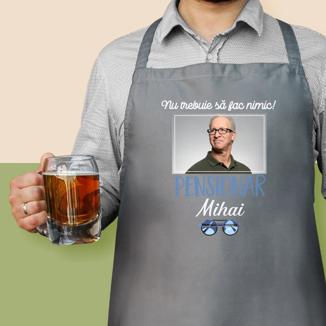 Fotografie Si Semnătură: Nu Trebue Să Fac Nimic! Pensionar - Șorț