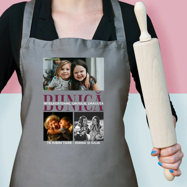 Colaj De Fotografii: Bunică Trăsături De Caracter - Șorț