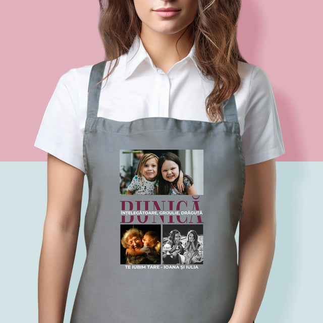 Colaj De Fotografii: Bunică Trăsături De Caracter - Șorț