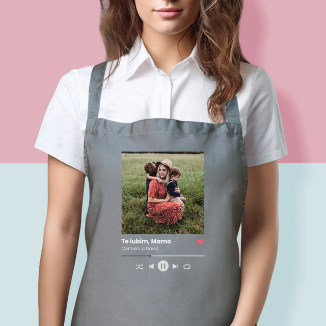 Fotografie Si Semnătură: Te Iubim Mamo - Șorț